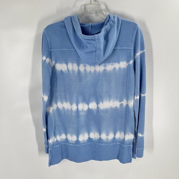 Vineyard Vines Blue Tie Dye Shep Hoodie Oversized Small Preppy Coastal Classic - Picture 6 of 6